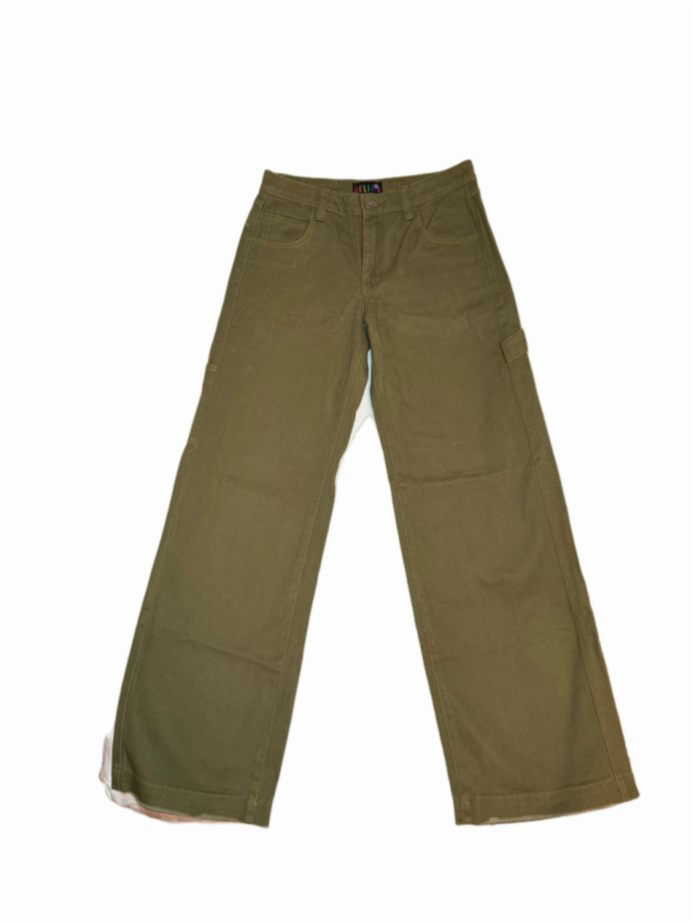 dELiA*s by Dolls Kill Wide Leg Pants Size Xs Olive Green